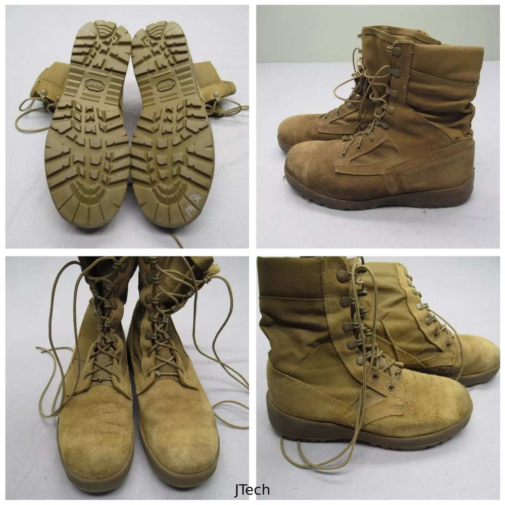 Hot‎ Weather Combat Boots Men 6.5W Brown Coyote Military Army Border Patrol USA